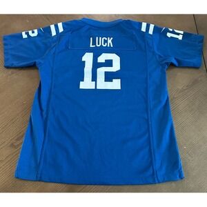 Indianapolis Colts Jersey Boys XL 18/20 Blue Luck NFL Football‎ Youth Nike